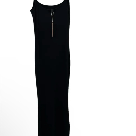 SKIMS Soft Long Slipdress ONYX Medium NWT - Picture 4 of 7